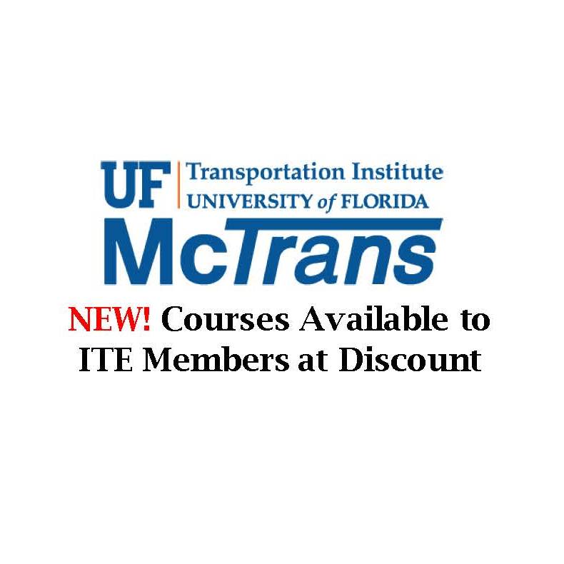 Courses at McTrans Center at the University of Florida Transportation Institute (UFTI)